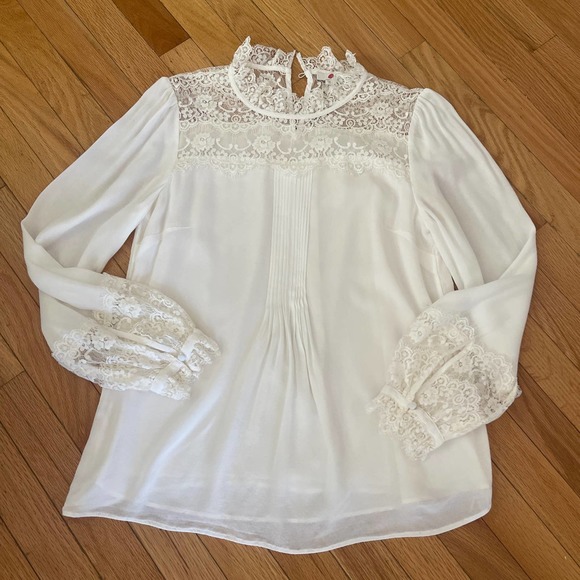 Boden White Lace Blouse - Picture 7 of 15